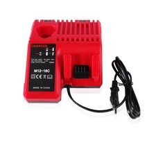 리튬 이온 배터리 충전기 Milwaukee용 M12 M14 M18 14.4V 18V 10.8V 12V 48-11-1815 48-11-1820 48-11-1840 48-11-1850, 02 for M12 M18_01 EU plug