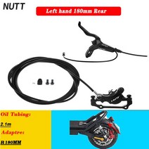 전동킥보드 전동스쿠터 NUTT 전기 스쿠터 유압 디스크 브레이크 Kugoo G2 Pro M4 M5 140 160 180mm 파워 오, 15 Left hand 180 Rear