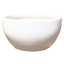 원형 화이트 화분 25 x 13, 화이트 화분 25 x 13(서랍받침)