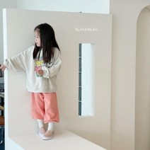 [블랙빈] 럭비맨투맨 아기옷 등원룩 데일리룩