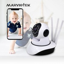 홈캠 가정용cctv 베이비캠 펫캠1080P 베이비 모니터 IP 카메라 와이파이 홈 보안 비디오 감시 보모 캠 베이비 카메라 CCTV 야간 투시경 P2p 베이비 폰 와이파이, CHINA_EU plug