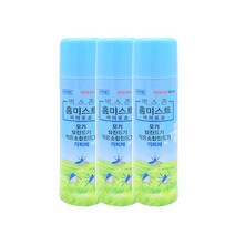 벅스존 홈미스트 에어로솔 100ml / 모기 털진드기 작은소참진드기 기피제, 3개