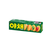 롯데 야채크래커 83g 4개 쫀듯한 바삭한 수제쿠키 사무실간식, 6개