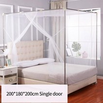 캐노피 침대 공주 침실 캠핑 모기장 메쉬 야외 안티 플라이 텐트 기숙사 모기 명주, 200x180x200cm 그물