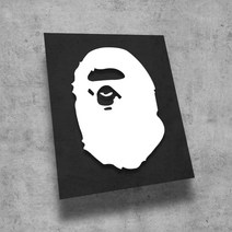 오토바이 바이크 튜닝 데칼 스티커, DC-21-화이트 무광-M