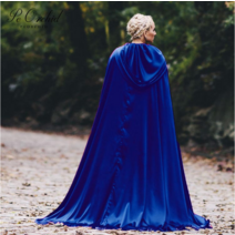 중세시대드레스 왈츠 원피스 서양 귀족 드레스 19세기 레트로 숄 롱 스커트 후드 케이프