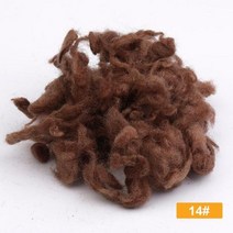 Fenrry알파카 곱슬 섬유 18 색 10g30g50g 양모 펠트 DIY 바늘 펠팅 로빙 특히 푸들비숑 및 양용, 50 그램, 2, 2+50g