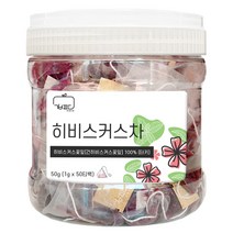권뱅푸드 히비스커스 티백 꽃차 삼각 50티백 히비스커스차, 50g, 1통