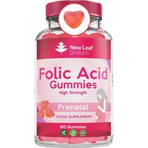 NEW LEAF PRODUCTS 엽산 구미 Folic Acid Gummies 60개입