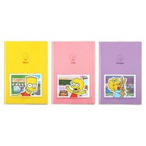 학생 예쁜 다꾸 용품 귀여운 캐릭터 다이어리 플래너 일기장 업무용일지노트 주간월간플랜메모, 쿠팡 바트_옐로우