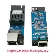 보안 부속 부품 미니 미디어 컨버터 1 포트 파이버 1 rj45 파이버 스위치 1g1e 기가비트 광섬유 이더넷 스위치 ip 카메라 pcba 보드 10pair, only PCBA