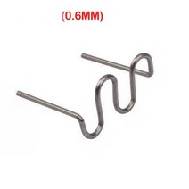 핫 스테이플 납땜 인두 플라스틱 스테이플러 범퍼 수리 자동차 도구 용접 기계 플라스틱 핫 용접기 스테이플, 100개, b