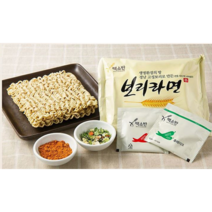 보리라면 114g * 10개 쫄깃쫄깃 담백한맛 건강라면