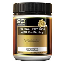 NZ 직구 고 헬시 공복 섭취 Royal Jelly 1000mg 10-HDA가 12mg 하루 1-3알 180캡슐 1팩, 수량, 상세참조