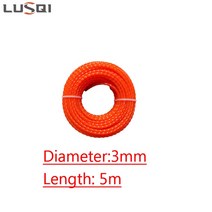 예초기날 무선예초기 충전식 엔진 예초기 Lusqi 5m10m15m2 4mm2 잔디 라인, 3mm 5m