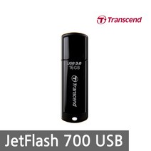 트랜센드 JetFlash 700 32GB USB메모리 블랙 (뚜껑형)