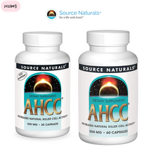 소스네츄럴 AHCC 영양제 500mg 30정 60정, 1개, 30개