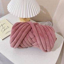 자이언트얀 망고실가방 뜨개 재료 패키지 그물 빨간 핸드백 diy 아이슬란드 양모 슈퍼