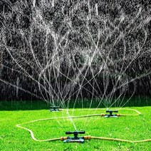 스프링클러 농업용스프링쿨러 잔디물주기 간이 미니 아파트 고추밭 텃밭 이동식 물주는기계, 2.연결형