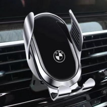 BMW 고속 무선 충전 핸드폰 거치대 3시리즈 5시리즈 X1 X7 BMW로고 QC3.0 시거잭 무료, 18-22년5년-6GT
