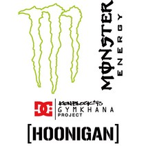 몬스터에너지 켄블락 후니간 데칼 튜닝 스티커, 선택-1, 대, 화이트