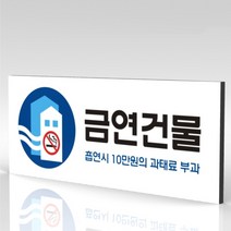 심플사인 WPR008 금연 안내판 표지판 표시판 표찰 팻말 명판 주의 경고 금연구역 절대금연 실내금연 No Smoking, 15*6cm 포맥스