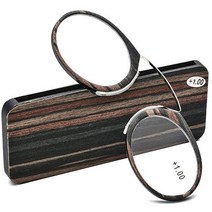 돋보기 확대경 블록렌즈NONOR 남성 돋보기 코 클립 휴대용 팔 독서 안경 очки для зрения TR9, 01 C1 BLACK_06 +350