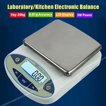 주방저울 가정용 LCD 디지털 실험실 전자 밸런스 고정밀 주방 체중계 30kg 0.01g 1kg 3kg 5kg 10kg 20kg 30kg, 없음, 없음, 9.30kg 0.1g