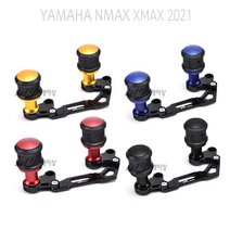 BIKI 야마하 NMAX XMAX 머플러 슬라이더 21 22 23년 슬라이드 튜닝 원형 보호 가드, 레드 A, 1개