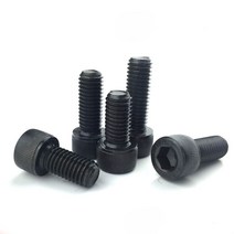 특수볼트M7 알렌 나사 육각 소켓 캡 볼트 잠금 너트 10-50mm 길이 검정색, 01 M7 x 10mm (5Pcs)