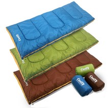 2~3인용 연결형 가볍고 부피작은 경량 침낭 1100g T5, 숲