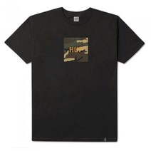 허프 AMBUSH CAMO BOX LOGO S/S TEE-BLK