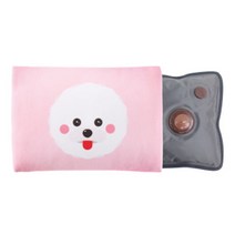 한양 온수 충전식 전기 핫팩 찜질팩 찜질기 파우치형 HC, HC-04 스마일