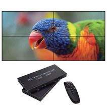 LED 비디오 월 컨트롤러 2X2 HDMI 이미지 프로세서 유닛 TV 액세서리 스플리터 1080P 스크린 스플라이싱 2X1/3X1/4X1/1X2/1X3/1X4/2X2 HDMI1.3