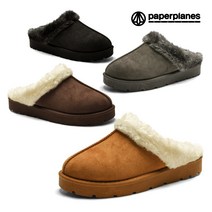 [페이퍼플레인] 남녀공용 겨울신발 털슬리퍼 털실내화 어그슬리퍼 털신 방한화 PP1144