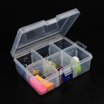 다기능 소품수납함 반투명 다용도 6칸 DIY 수납 케이스 소품 정리 보관함 만능 상자 악세사리보관함 -153EA givenus11410*69618884pQ, 본상품선택, 본상품선택