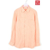 빈티지/ 유니클로 린넨 남방/남성S/마/셔츠/브랜드/4854z