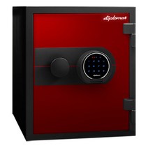[디프로매트] 금고 NEW K500 내화금고 디지털 터치방식 60분 선반 서랍 53kg 2, 금고선택:K500 다크레드