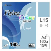 플라잉칼라(L15.물색/A4/160g/15매), 단품