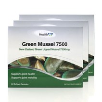 뉴질랜드 헬스업 초록입홍합 그린 머셀 7500 180정