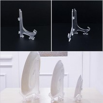 매장 디피 전시용 접시 거치대 받침대 접시판매점 전문판매점 액자받침, 소 4P