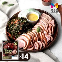 목우촌 목우촌 오메가3 오리훈제180g x14팩, 단일옵션