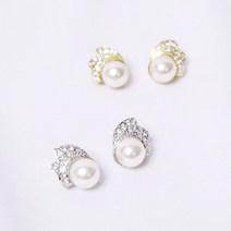 너만의 블룸 귀걸이 한복 혼주 이어링 브라이덜샤워 파티 피로연 애교예물 돌잔치 귀찌 악세사리 신부 본식 스냅 촬영