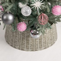 프렌치데칼하단덮개 53x20cm 크리스마스 트리 장식 트리네스트 스커트 꾸미기 TROMCG, (120~150cm전용)