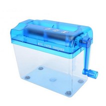 Hand Shredder Portable Mini Desktop A6 Paper Shredder & Letter Opener Hand Crank File Paper Shredder Office Schools Use
