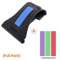 목견인기 거묵목 스트레칭 견인 교정기 핸디형 어깨 마사지 단계 자기 장치 뒷 경부 자세 등 요추 척추 지원 베개, Full Package, [01] Full Package