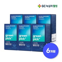 GC녹십자웰빙 그린픽 혈압건강 코큐텐 300mg x 60캡슐 x 6박스 (6개월)