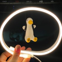 구부러지는 LED 조명 바 유연한 플렉시블 USB 무드, 화이트