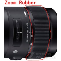 신제품 복사 18-35 아트 렌즈 초점 고무 링 + 줌 링 시그마 F1.8 DC HSM 수리 부품 유닛, 01 Bundle1