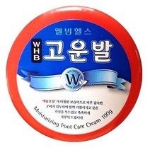 웰빙헬스 고운발 빨강 100g 1개 에뮤오일 함유 각질제거 굳은살크림 풋크림 명품고운발